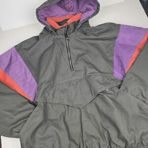 Levi's Mens Cordura Skateboarding 1/2 Zip Jacket Grey Size Large